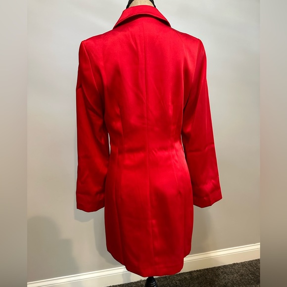 NWT H&M Red Blazer Dress Size S - Picture 2 of 2